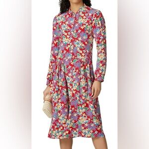 RTR EUC DEBORAH LYONS Floral Dionne Dress SIZE 16